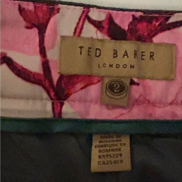 Ted Baker London Gray Wool Blend Lined Straight Leg Pants Size 2 - Picture 6 of 12